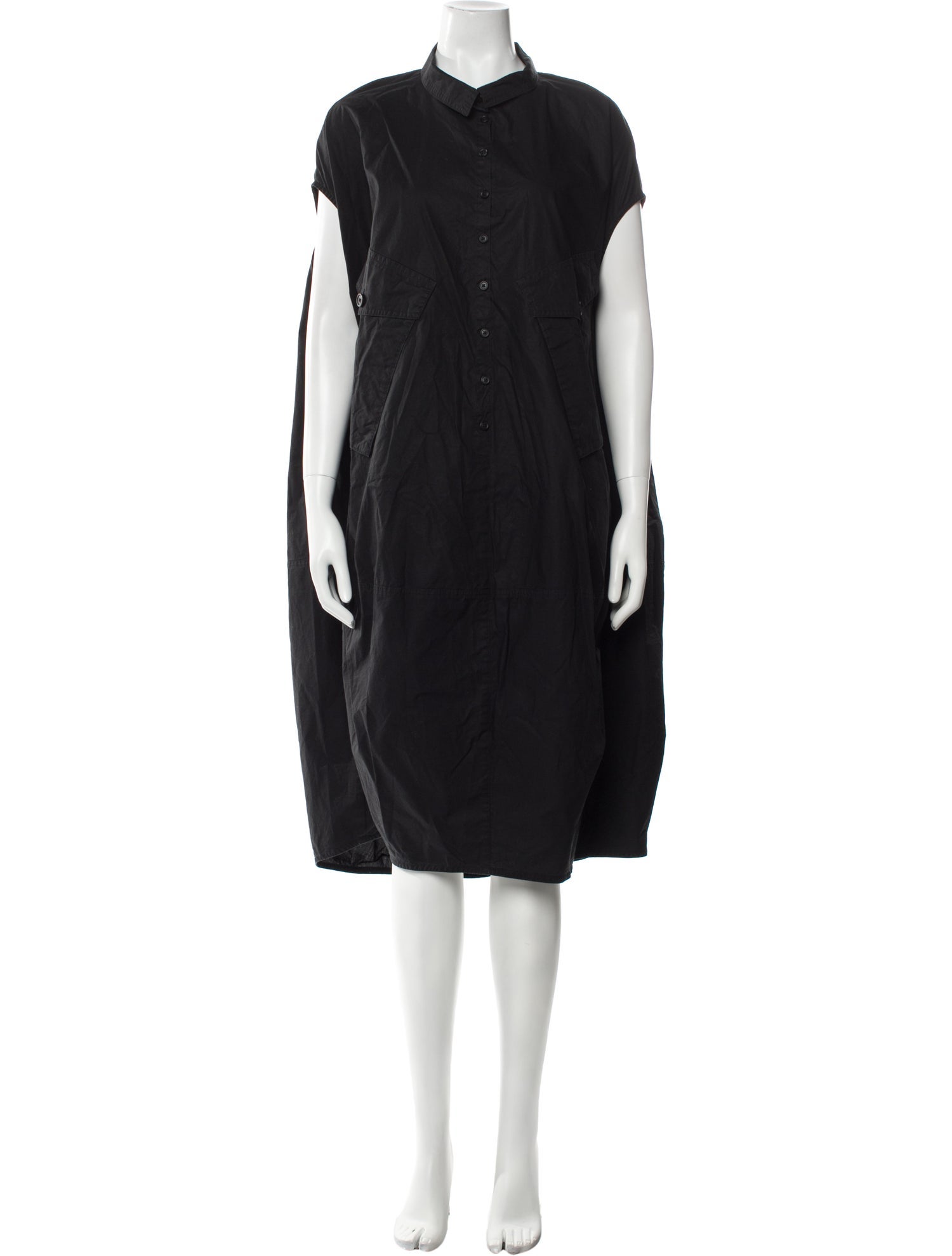 Rundholz Black Label Mock Neck Midi Length Dress