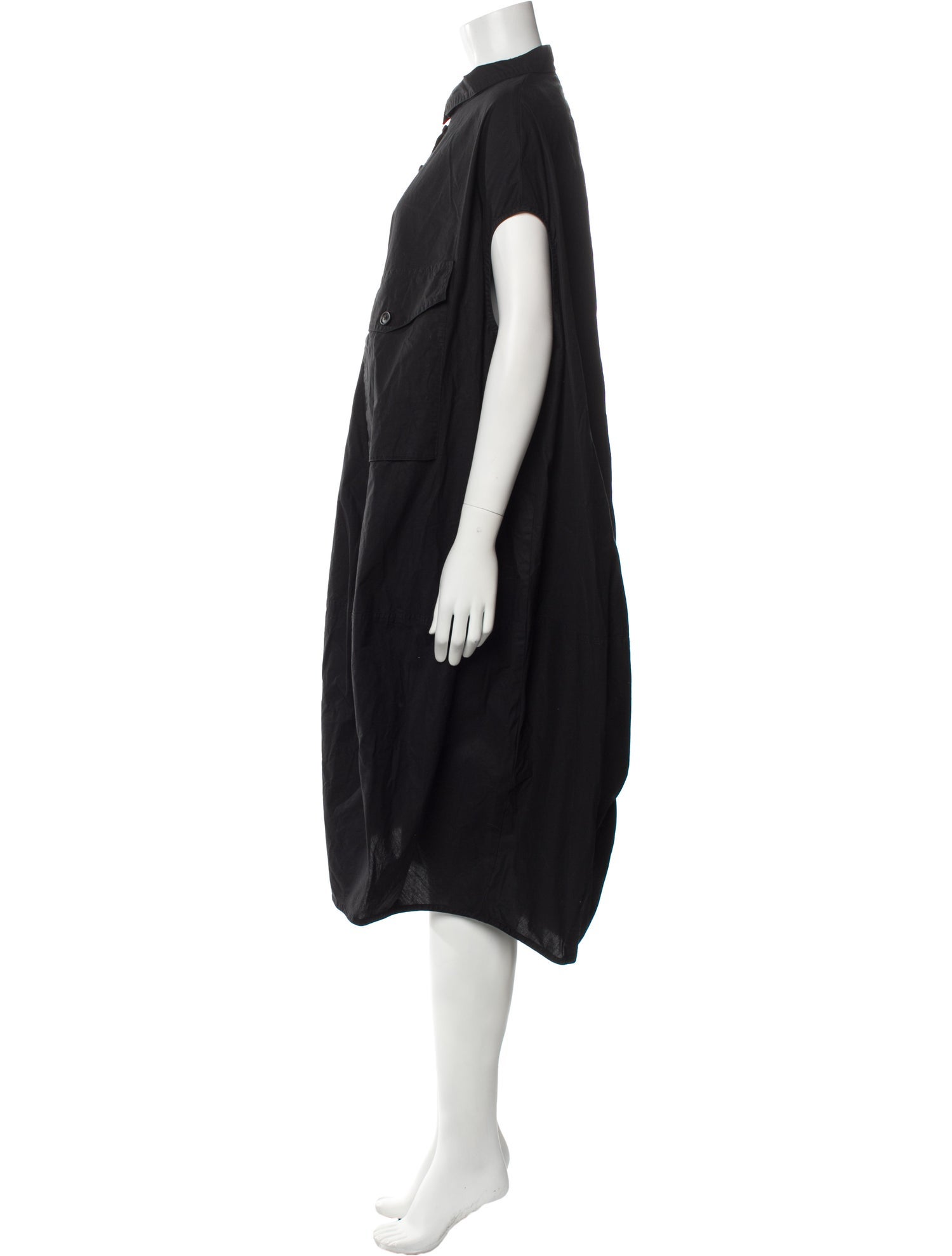 Rundholz Black Label Mock Neck Midi Length Dress
