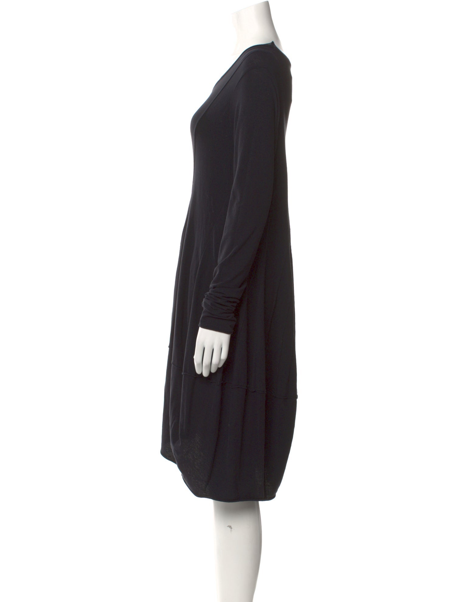 Rundholz Black Label Scoop Neck Knee-Length Dress