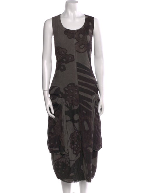 Rundholz Black Label Printed Midi Length Dress