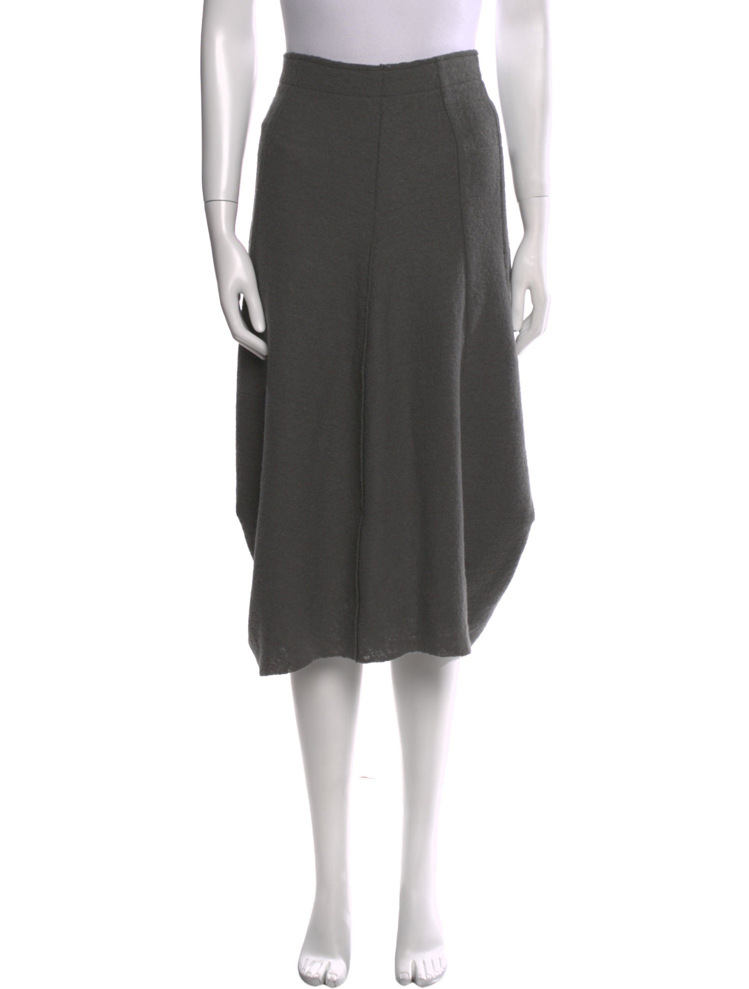 Rundholz Black Label Wool Midi Length Skirt