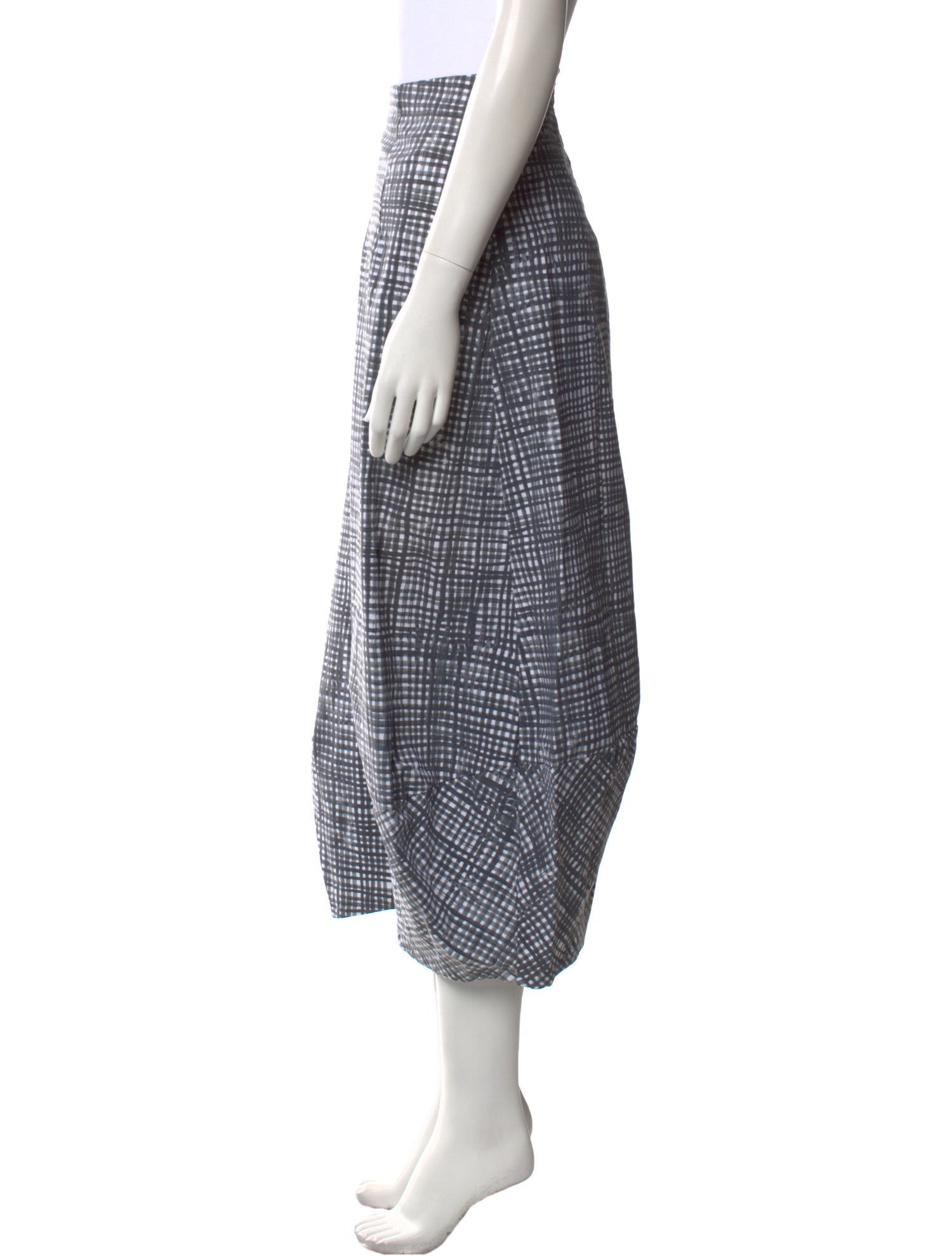 Rundholz Black Label Plaid Print Wide Leg Pants w/ Tags