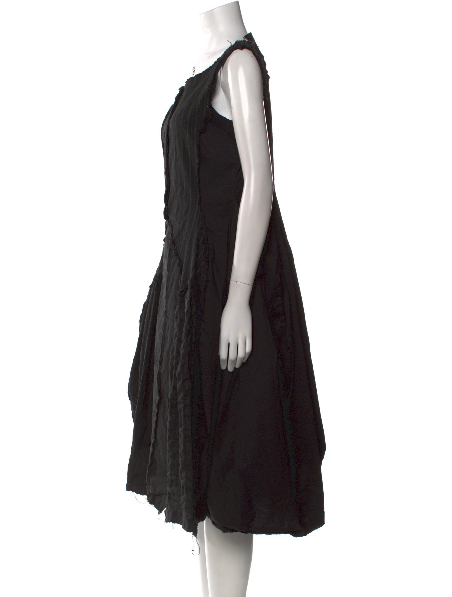 Rundholz Black Label Square Neckline Midi Length Dress