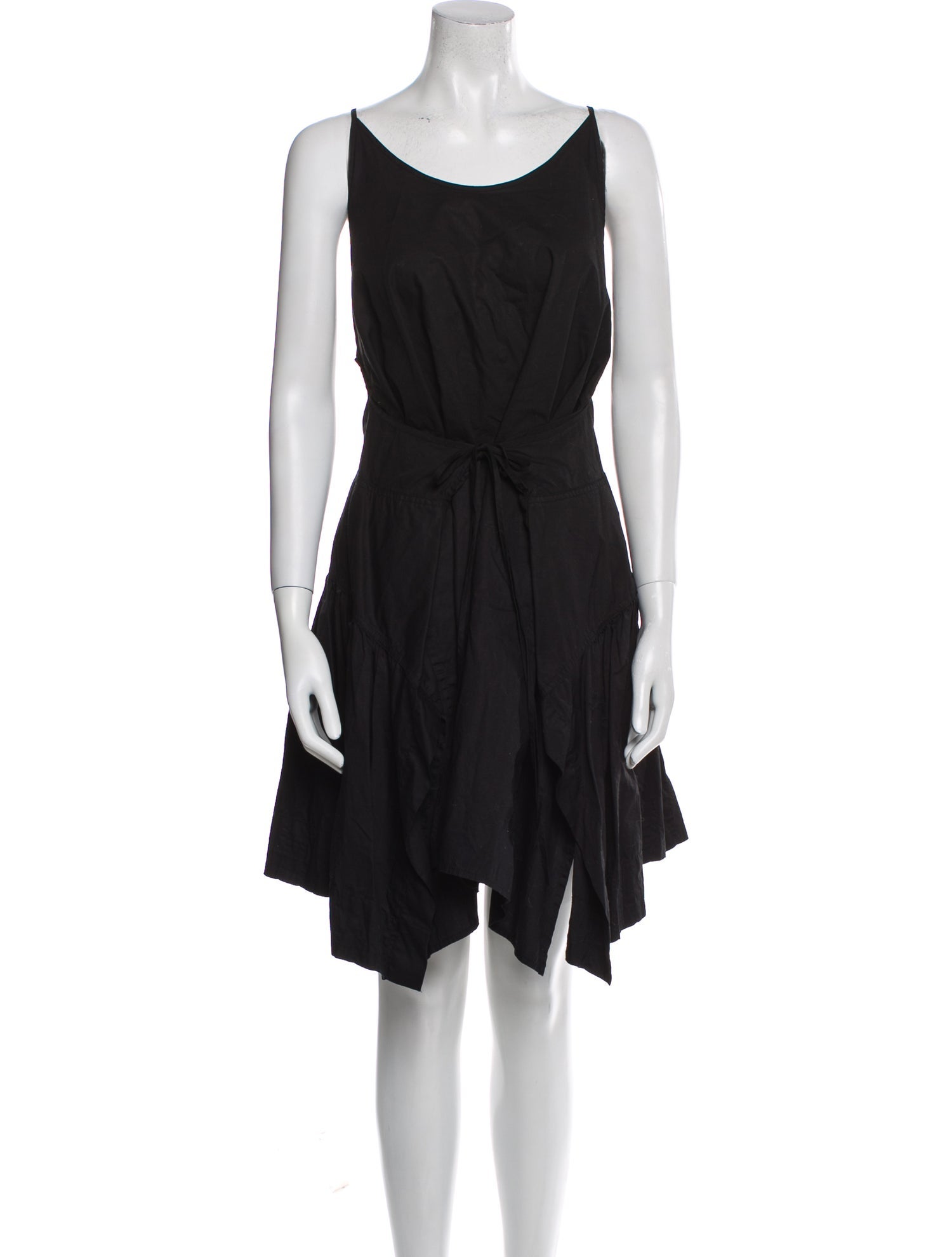 Rundholz Black Label Scoop Neck Knee-Length Dress