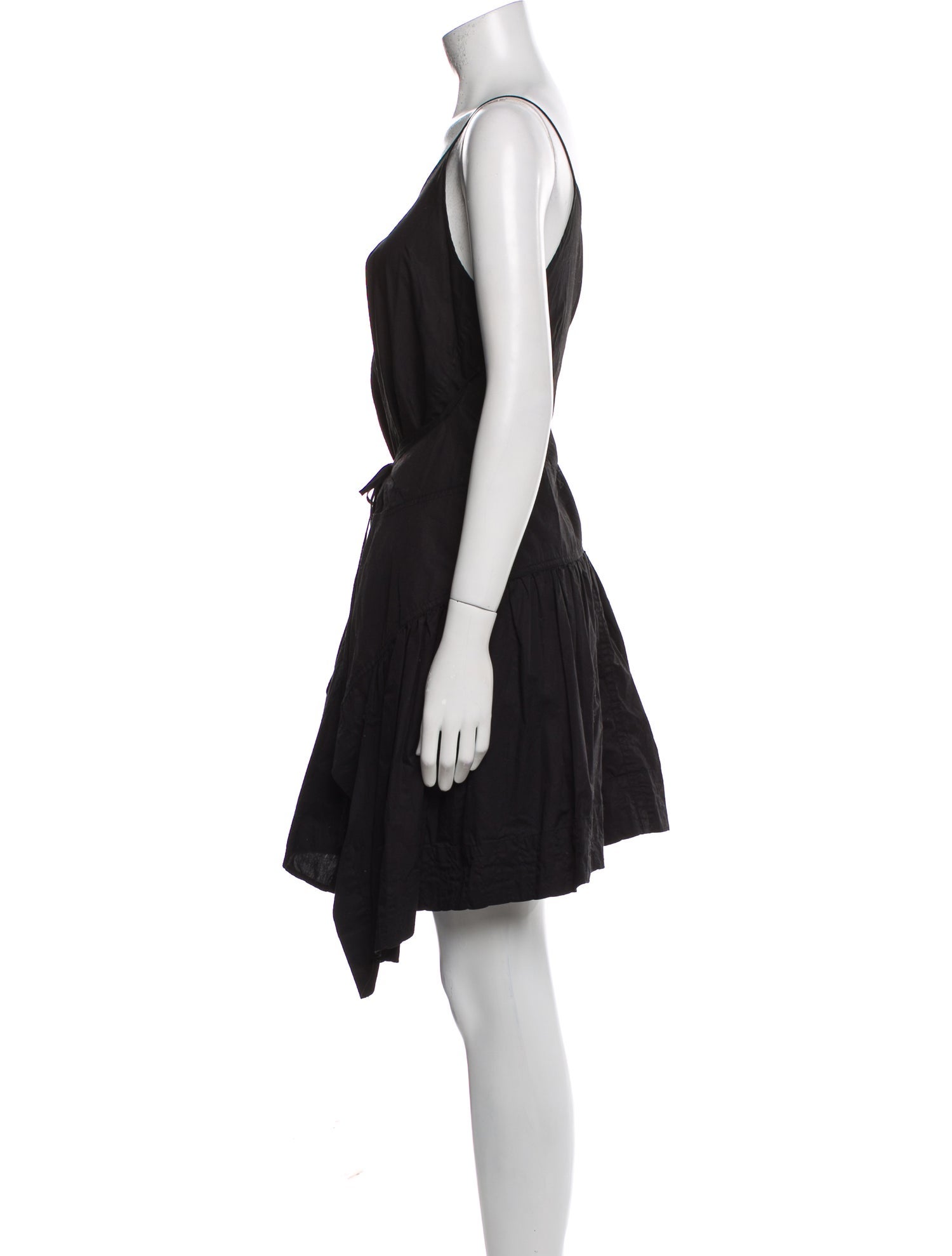 Rundholz Black Label Scoop Neck Knee-Length Dress