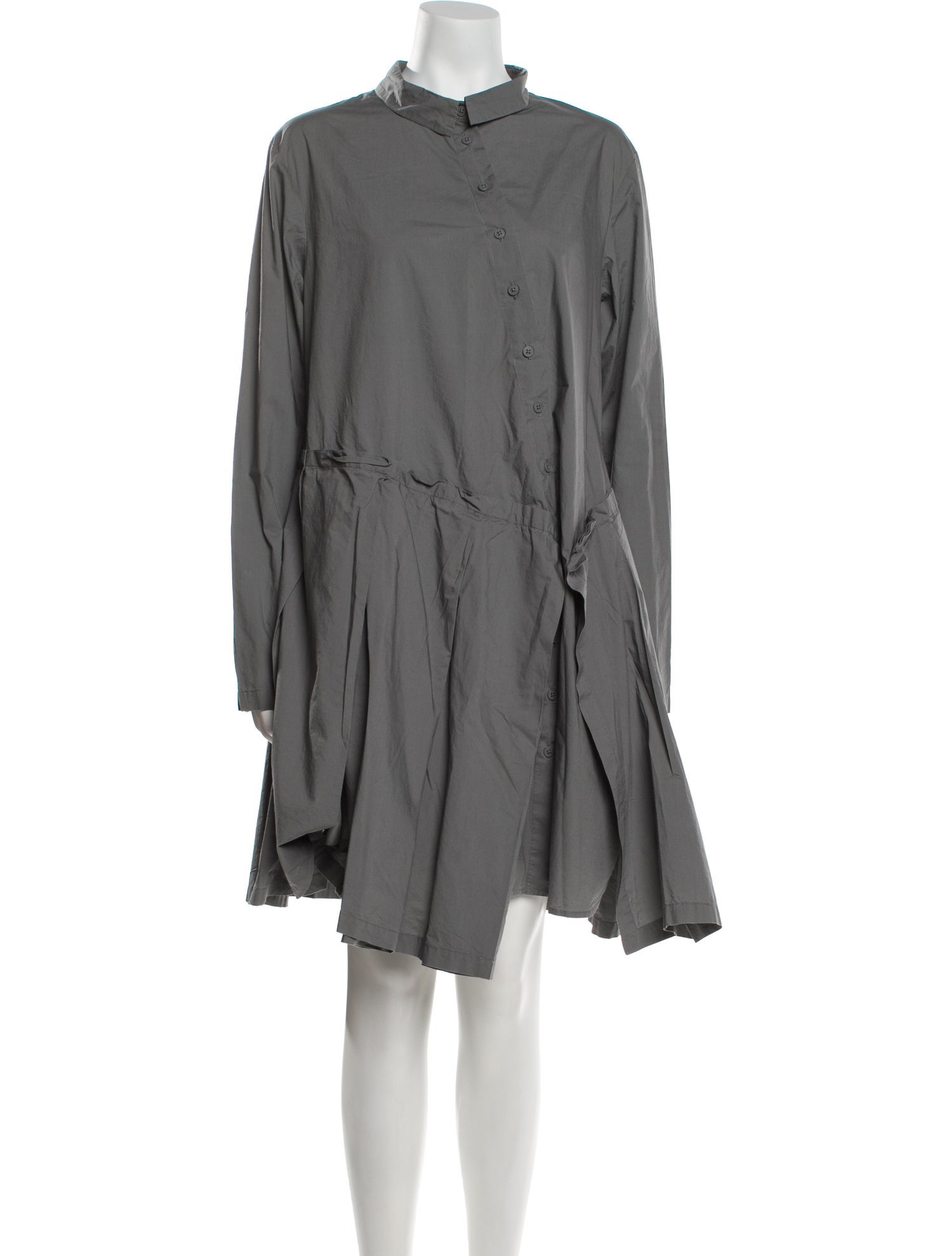 Rundholz Black Label Mock Neck Knee-Length Dress