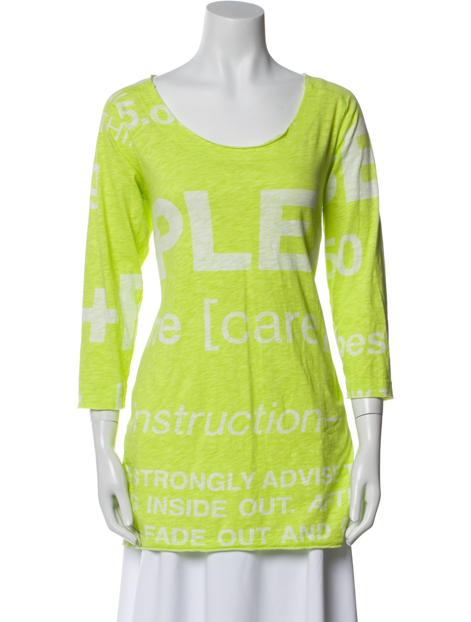 Rundholz Black Label Graphic Print Scoop Neck Tunic