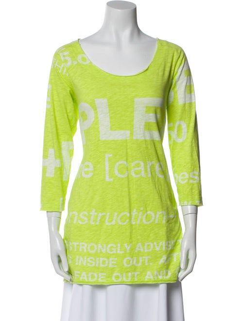 Rundholz Black Label Graphic Print Scoop Neck Tunic