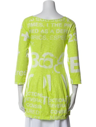 Rundholz Black Label Graphic Print Scoop Neck Tunic