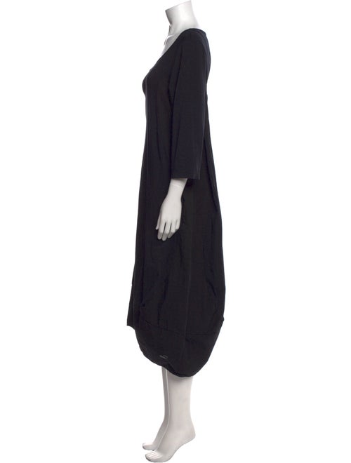 Rundholz Black Label Scoop Neck Midi Length Dress