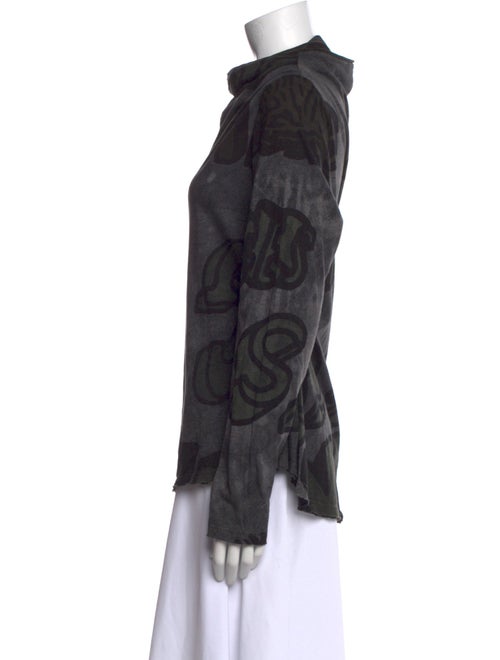 Rundholz Black Label Printed Bateau Neckline Sweater