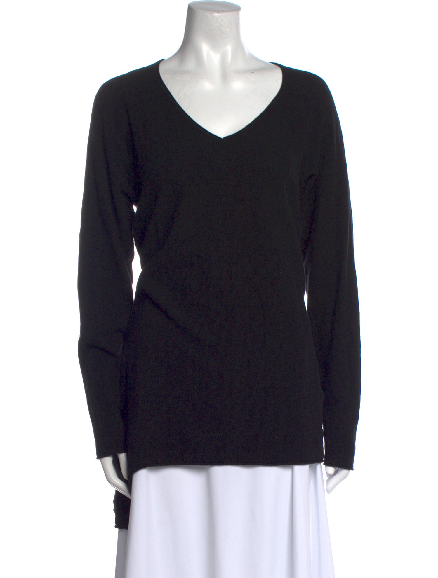 Rundholz Black Label V-Neck Long Sleeve Top