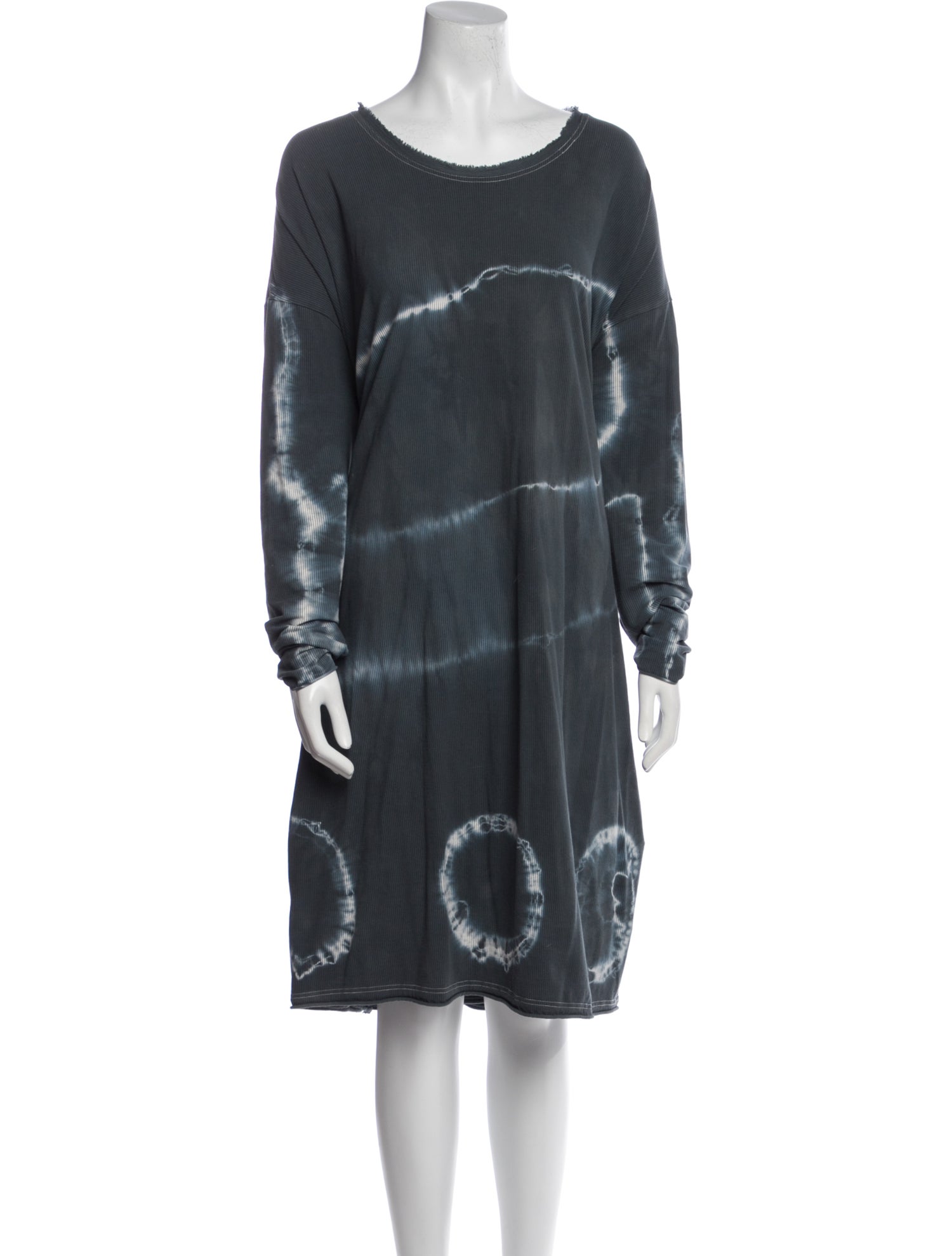 Rundholz Black Label Tie-Dye Print Knee-Length Dress