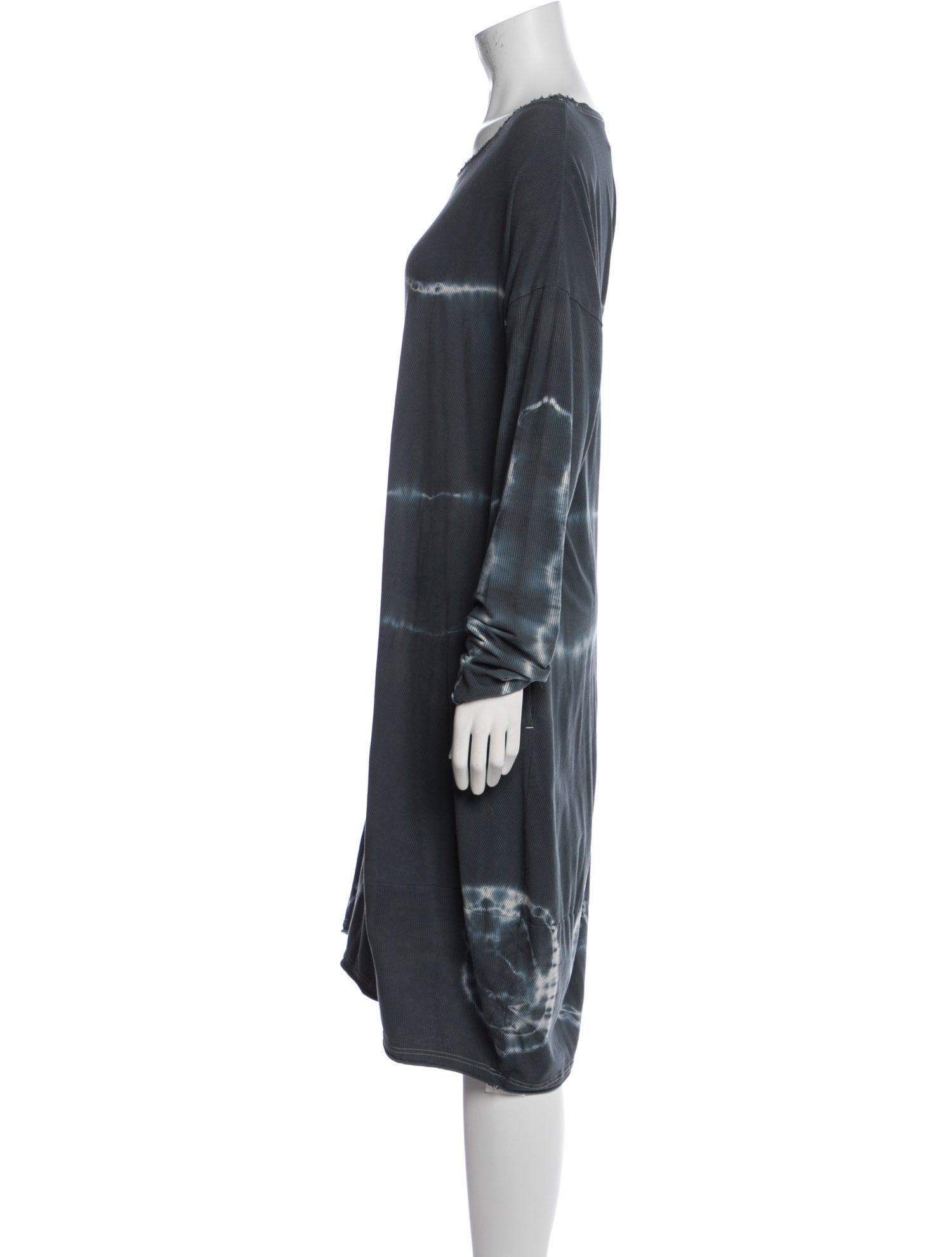 Rundholz Black Label Tie-Dye Print Knee-Length Dress