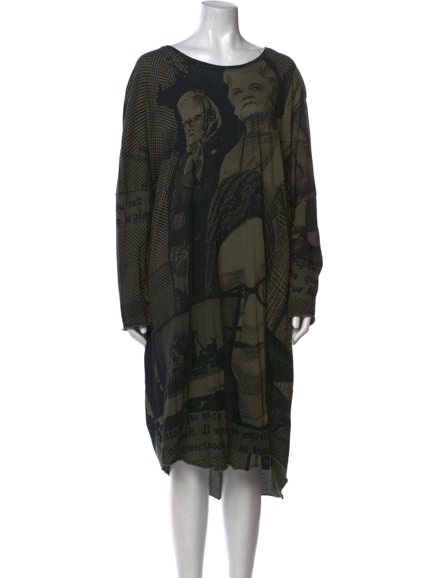 Rundholz Black Label Printed Knee-Length Dress