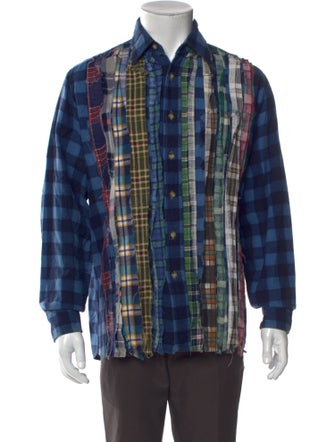 Rebuild by Needles Plaid Print Long Sleeve Shirt