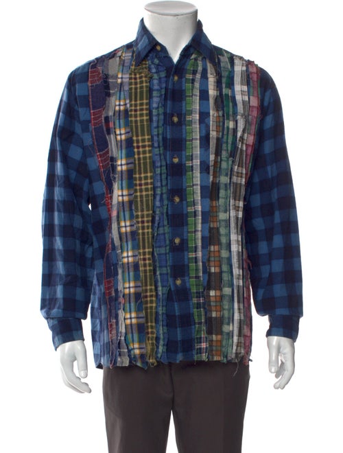 Rebuild by Needles Plaid Print Long Sleeve Shirt