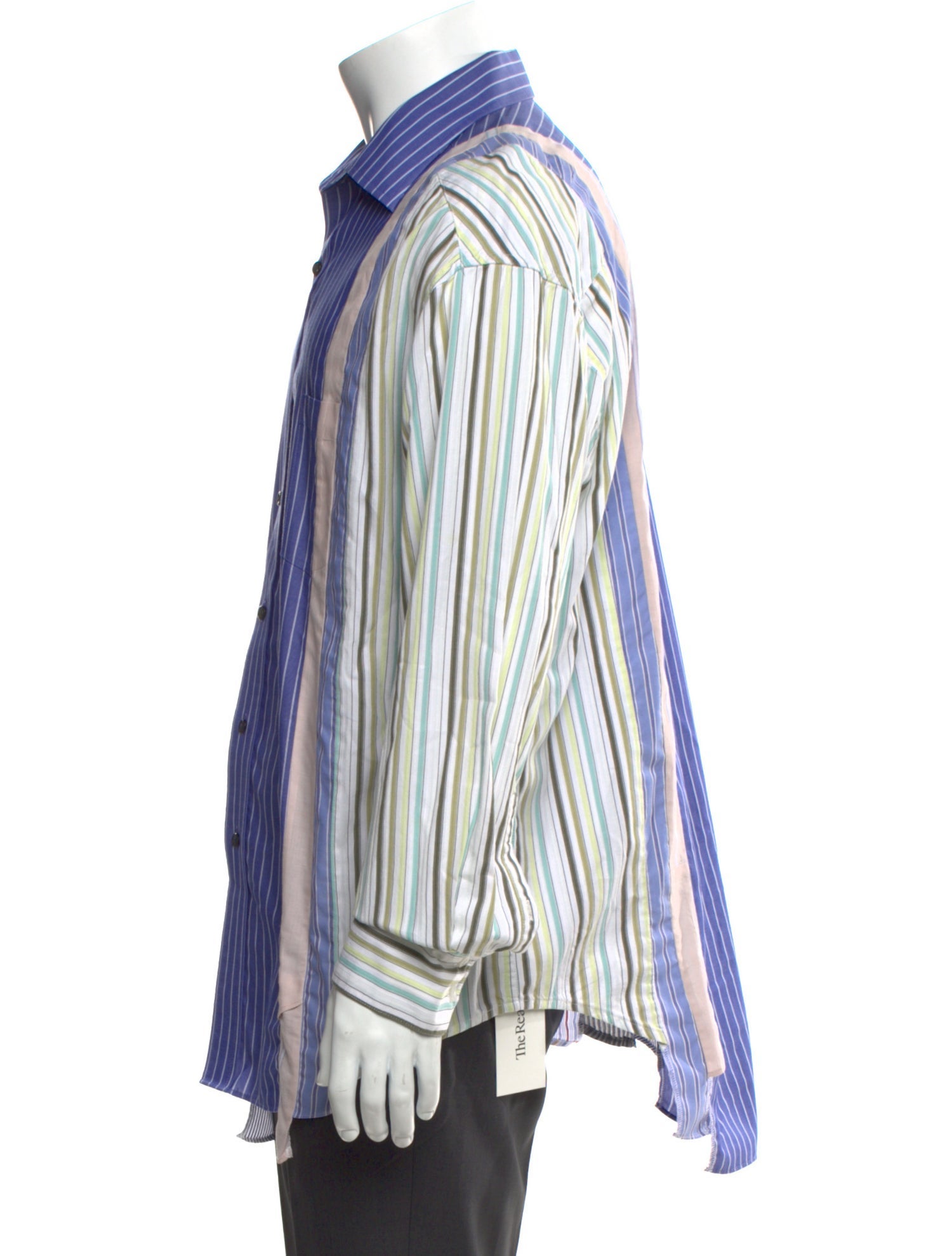 Rebuild by Needles Striped Long Sleeve Shirt