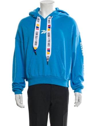 Reebok by Pyer Moss Graphic Print Crew Neck Hoodie