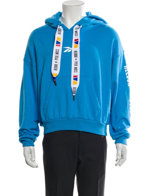 Reebok by Pyer Moss Graphic Print Crew Neck Hoodie