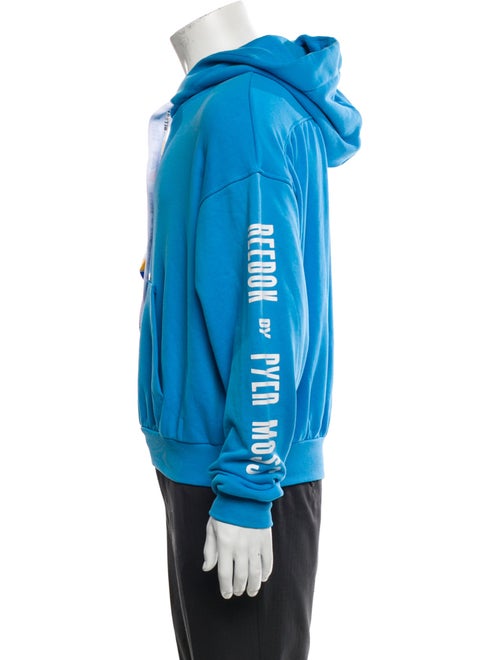 Reebok by Pyer Moss Graphic Print Crew Neck Hoodie