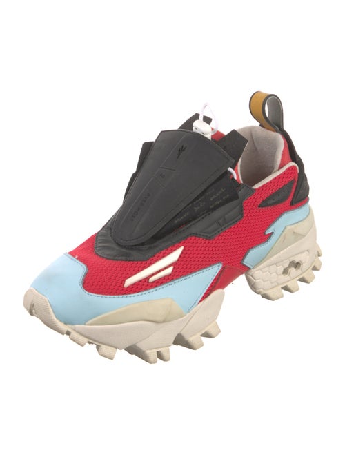 Reebok by Pyer Moss Leather Colorblock Pattern Chunky Sneakers