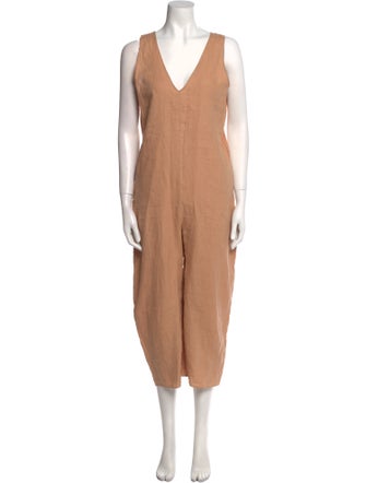Rachel Craven Linen V-Neck Jumpsuit