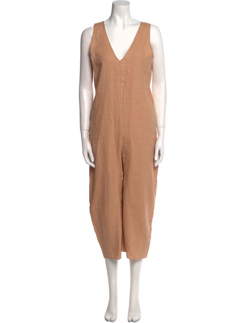 Rachel Craven Linen V-Neck Jumpsuit