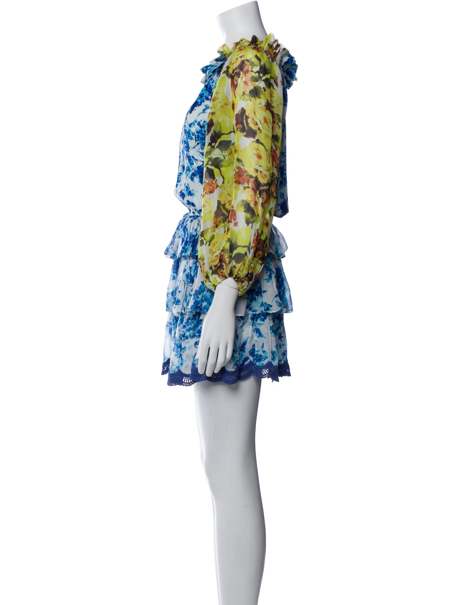 Rococo Sand Silk Mini Dress