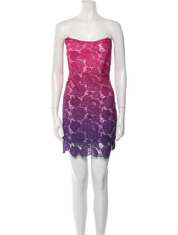 Rococo Sand Dresses Colorblock Pattern Mini Dress XL