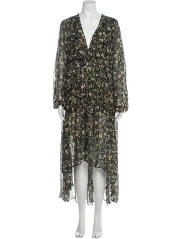 Rococo Sand Dresses Floral Print Long Dress L