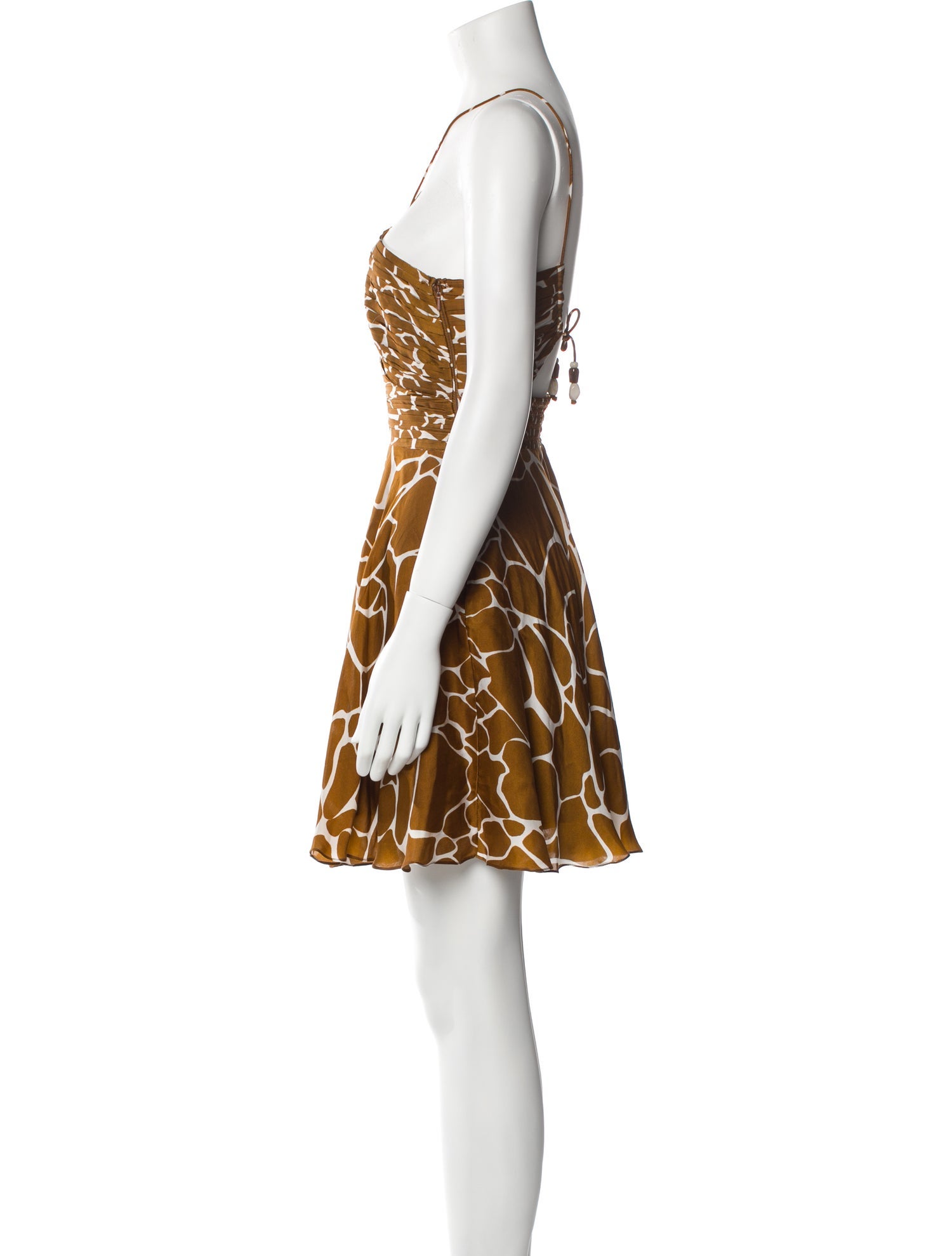 Rococo Sand Animal Print Mini Dress
