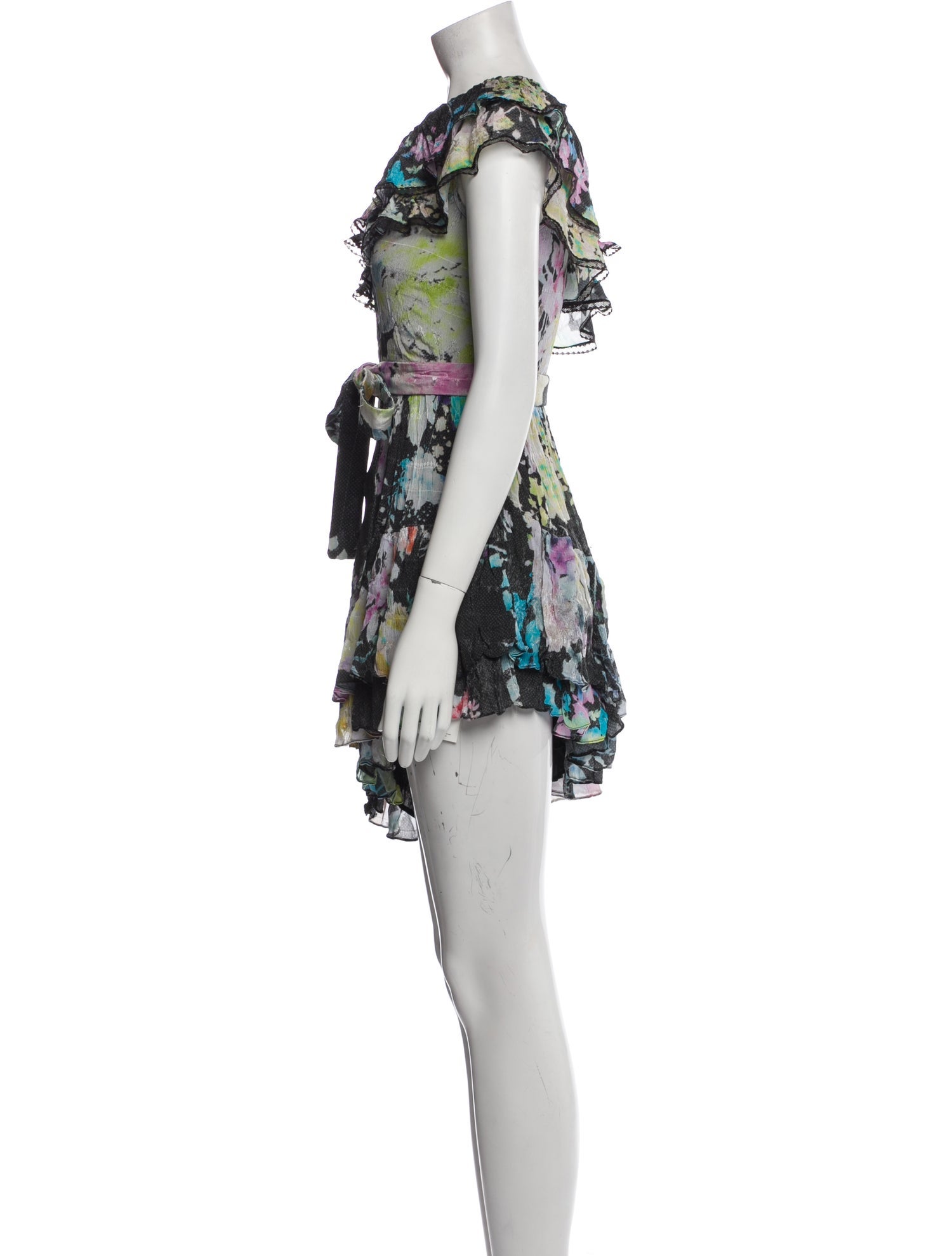 Rococo Sand Floral Print Mini Dress