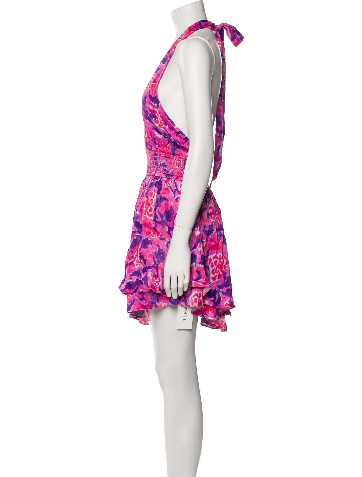 Rococo Sand Floral Print Mini Dress