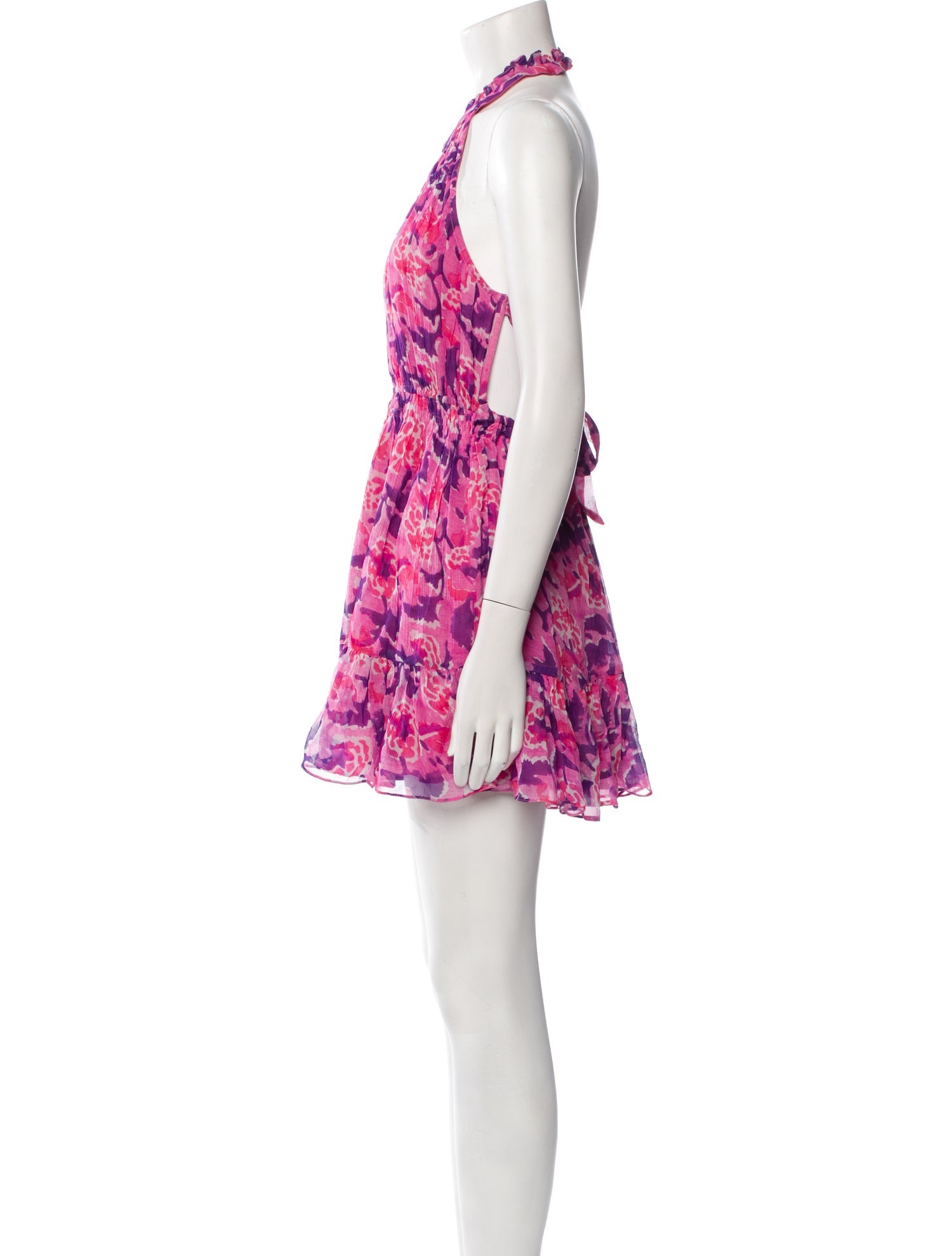 Rococo Sand Silk Mini Dress