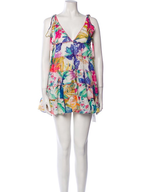 Rococo Sand Floral Print Mini Dress