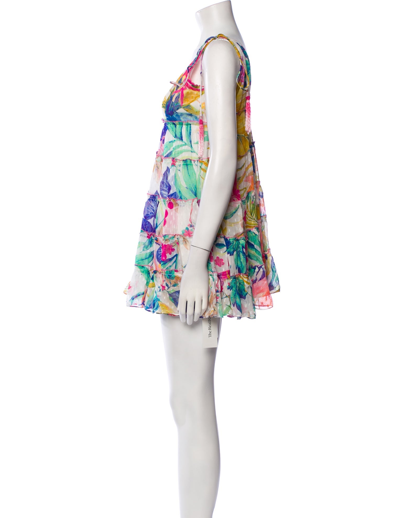 Rococo Sand Floral Print Mini Dress