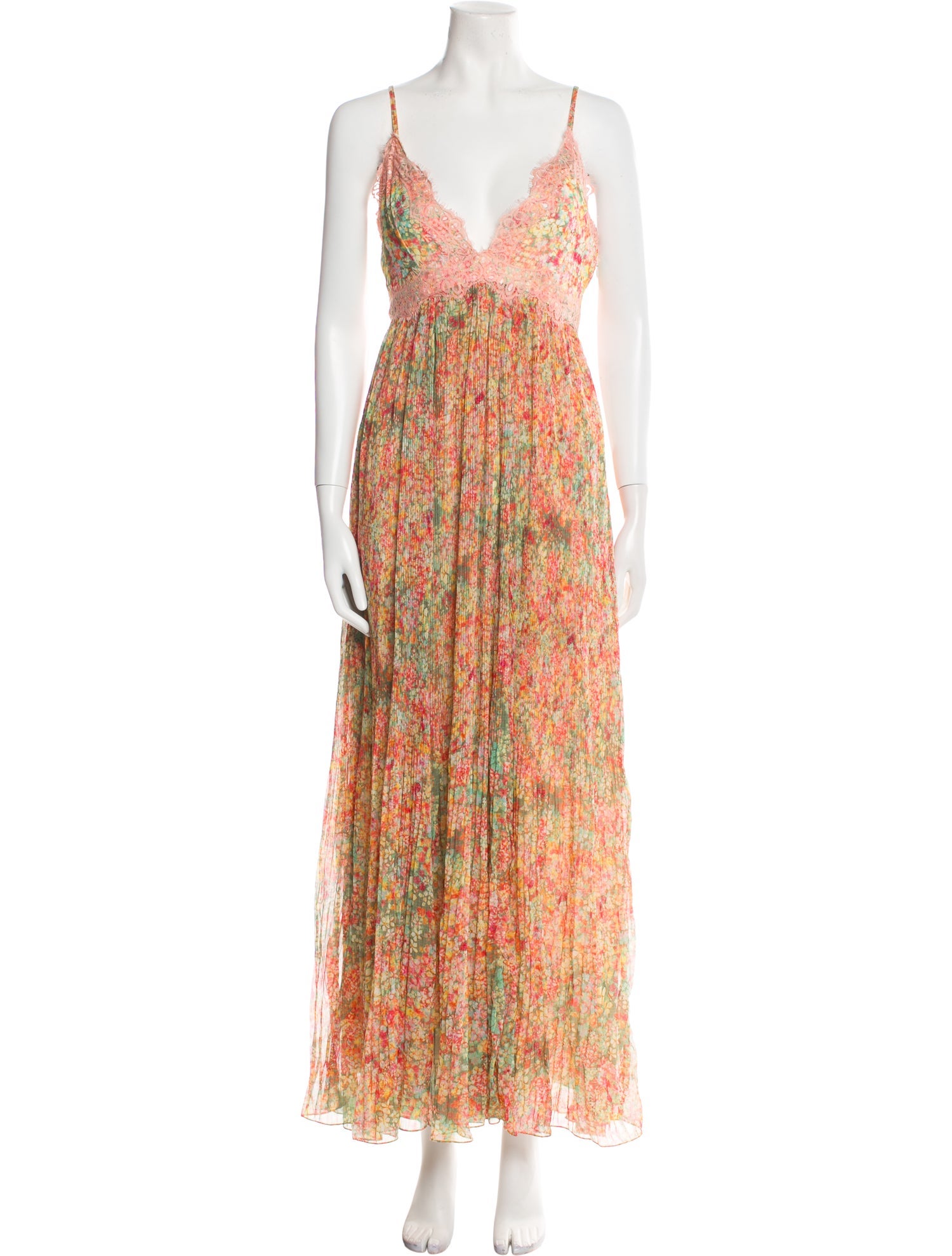 Rococo Sand Floral Print Long Dress w/ Tags