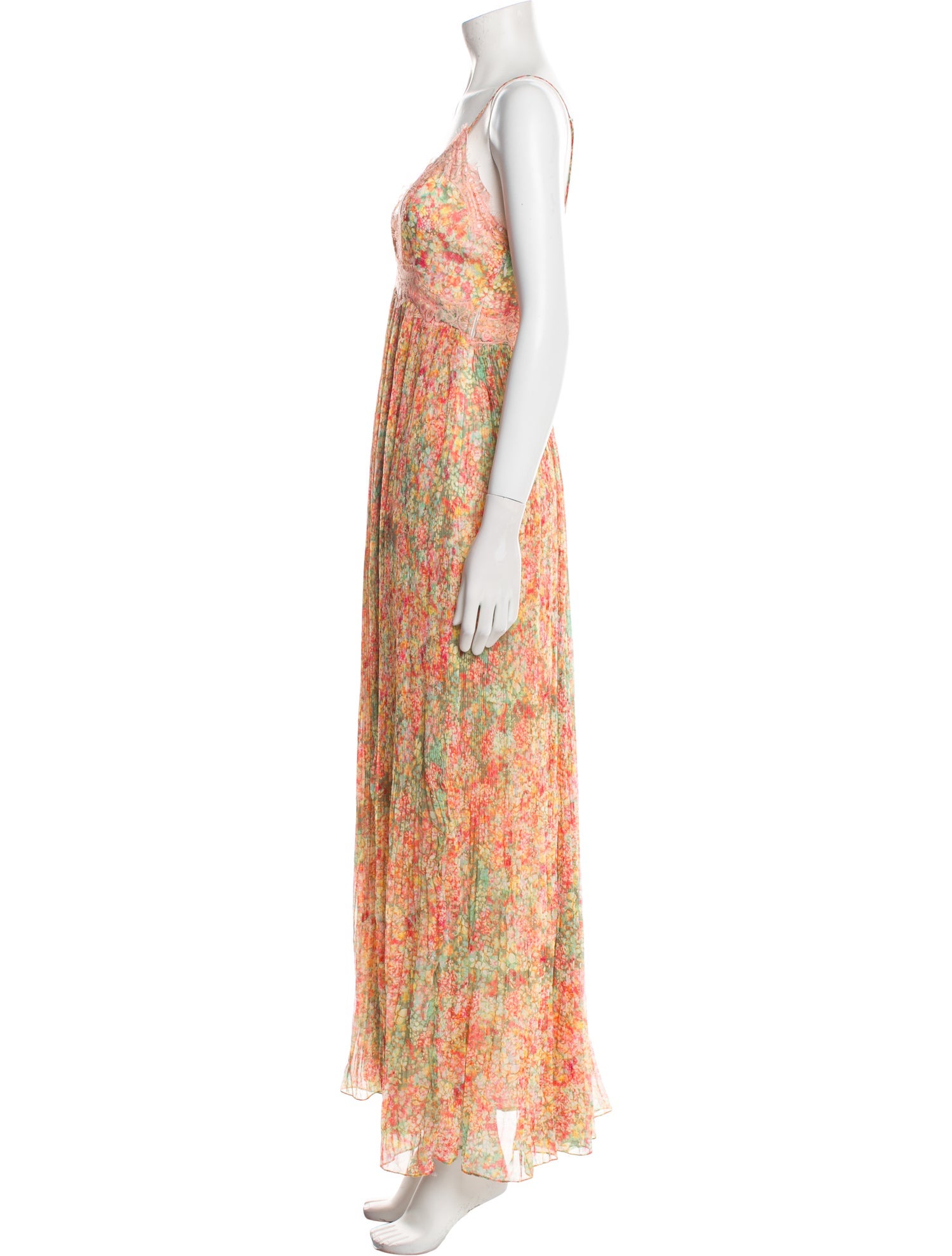 Rococo Sand Floral Print Long Dress w/ Tags