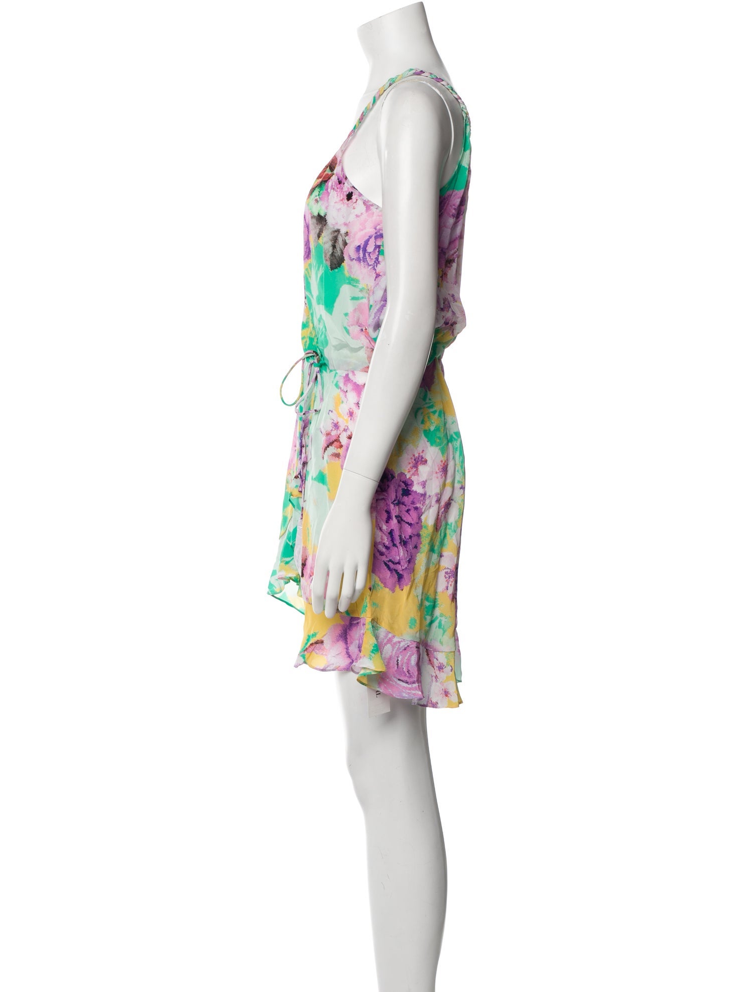 Rococo Sand Floral Print Mini Dress