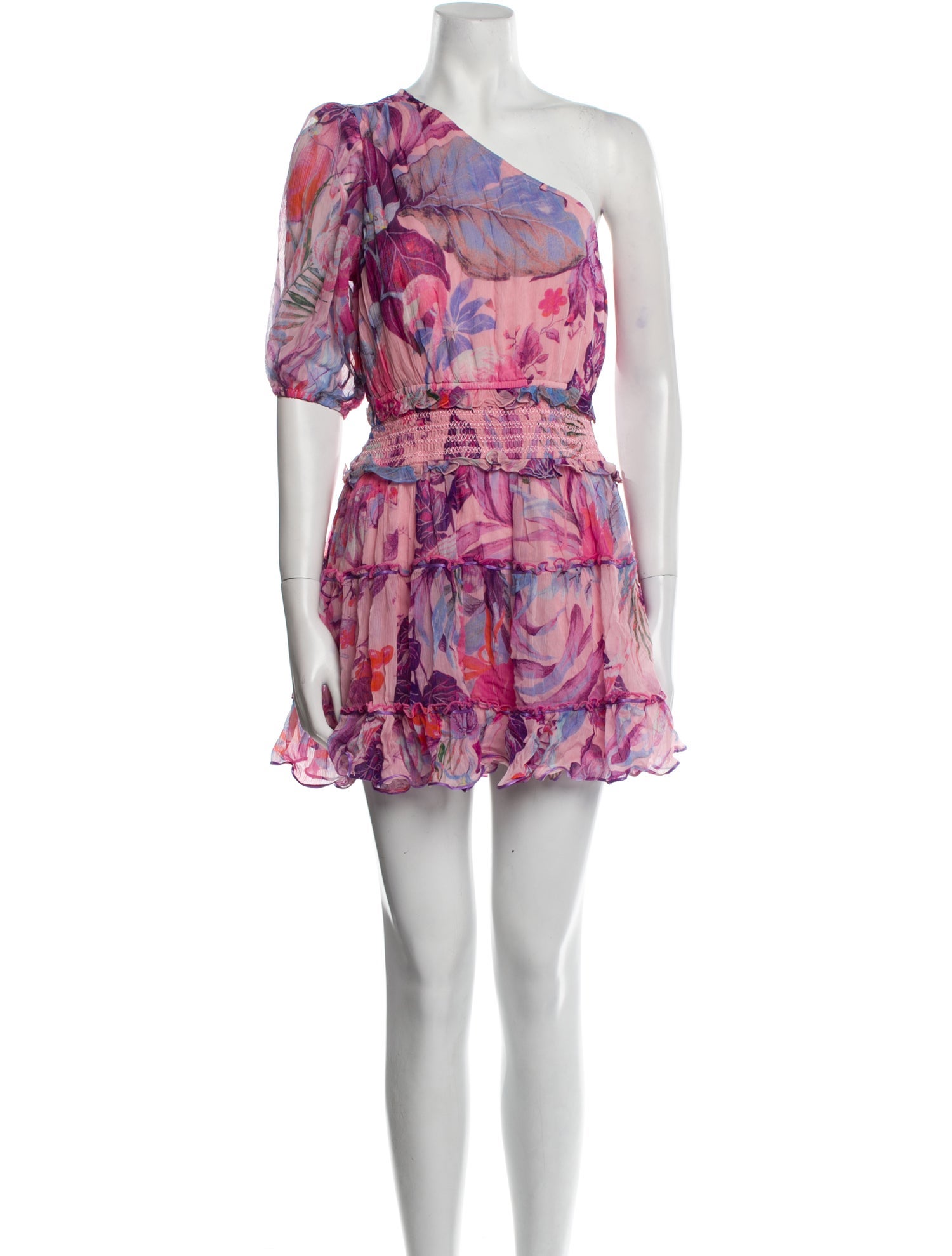 Rococo Sand Floral Print Mini Dress