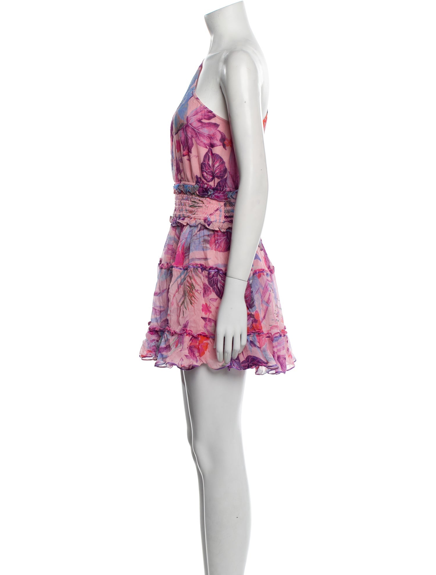 Rococo Sand Floral Print Mini Dress