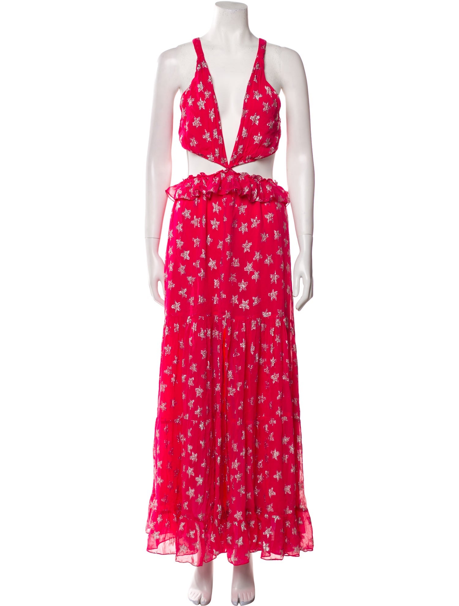 Rococo Sand Floral Print Midi Length Dress