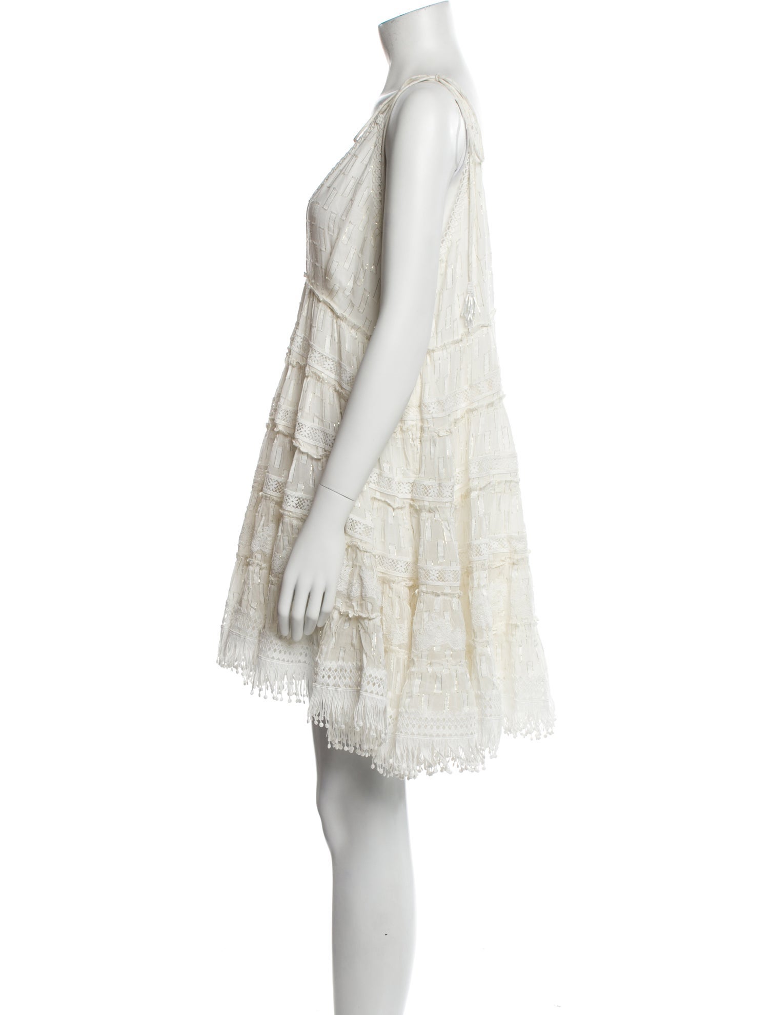 Rococo Sand Plunge Neckline Mini Dress