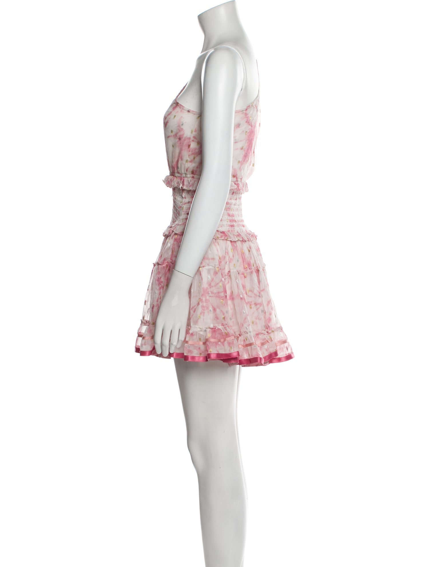 Rococo Sand Floral Print Mini Dress