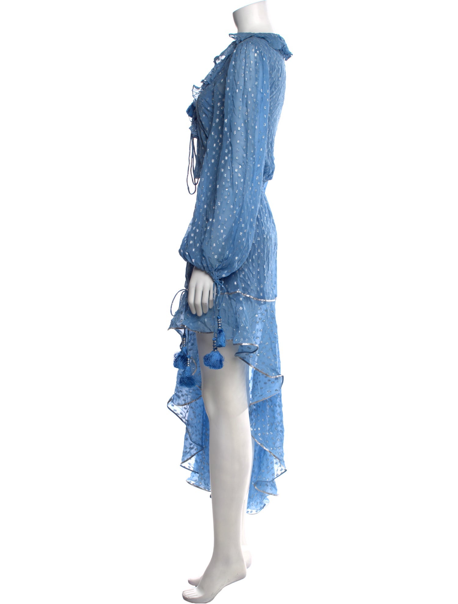 Rococo Sand V-Neck Long Dress