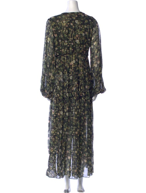 Rococo Sand Floral Print Long Dress