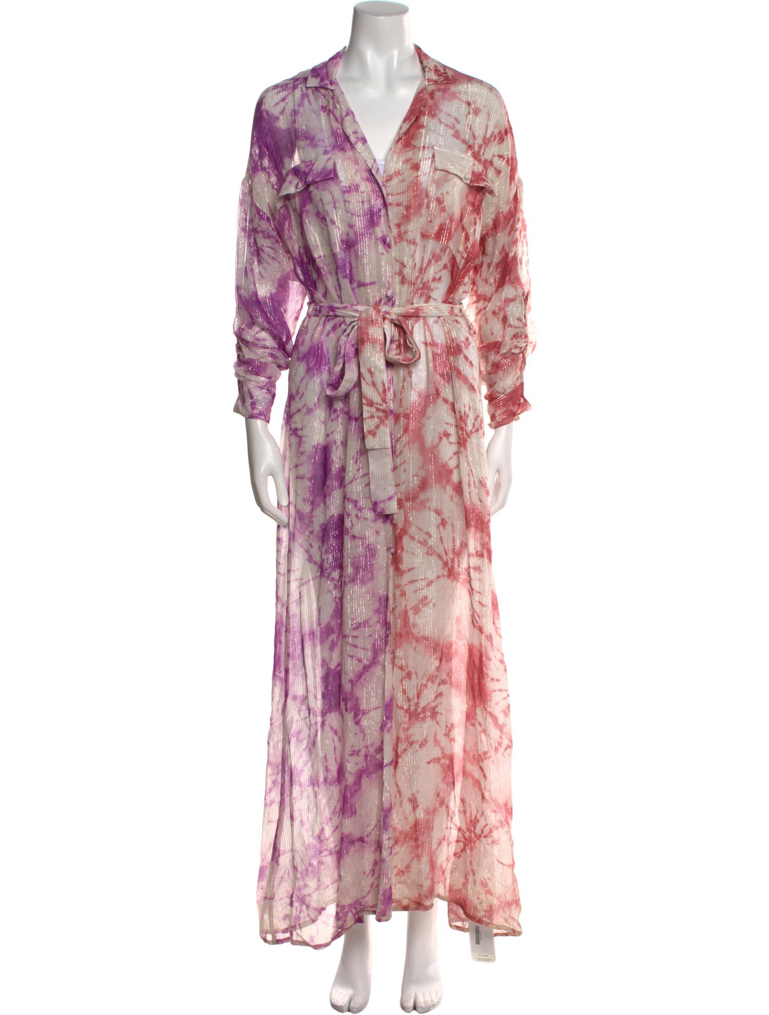Rococo Sand Tie-Dye Print Long Dress