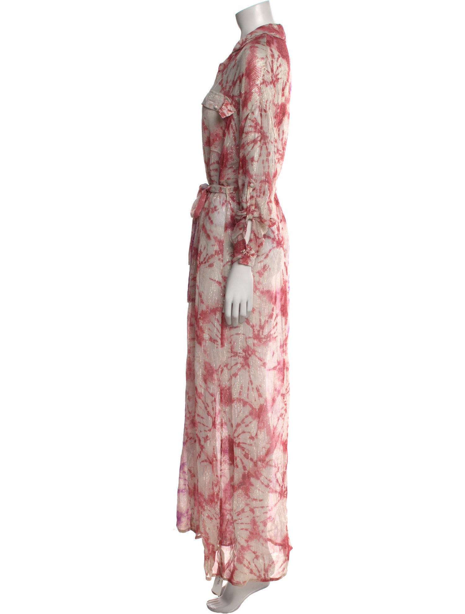 Rococo Sand Tie-Dye Print Long Dress