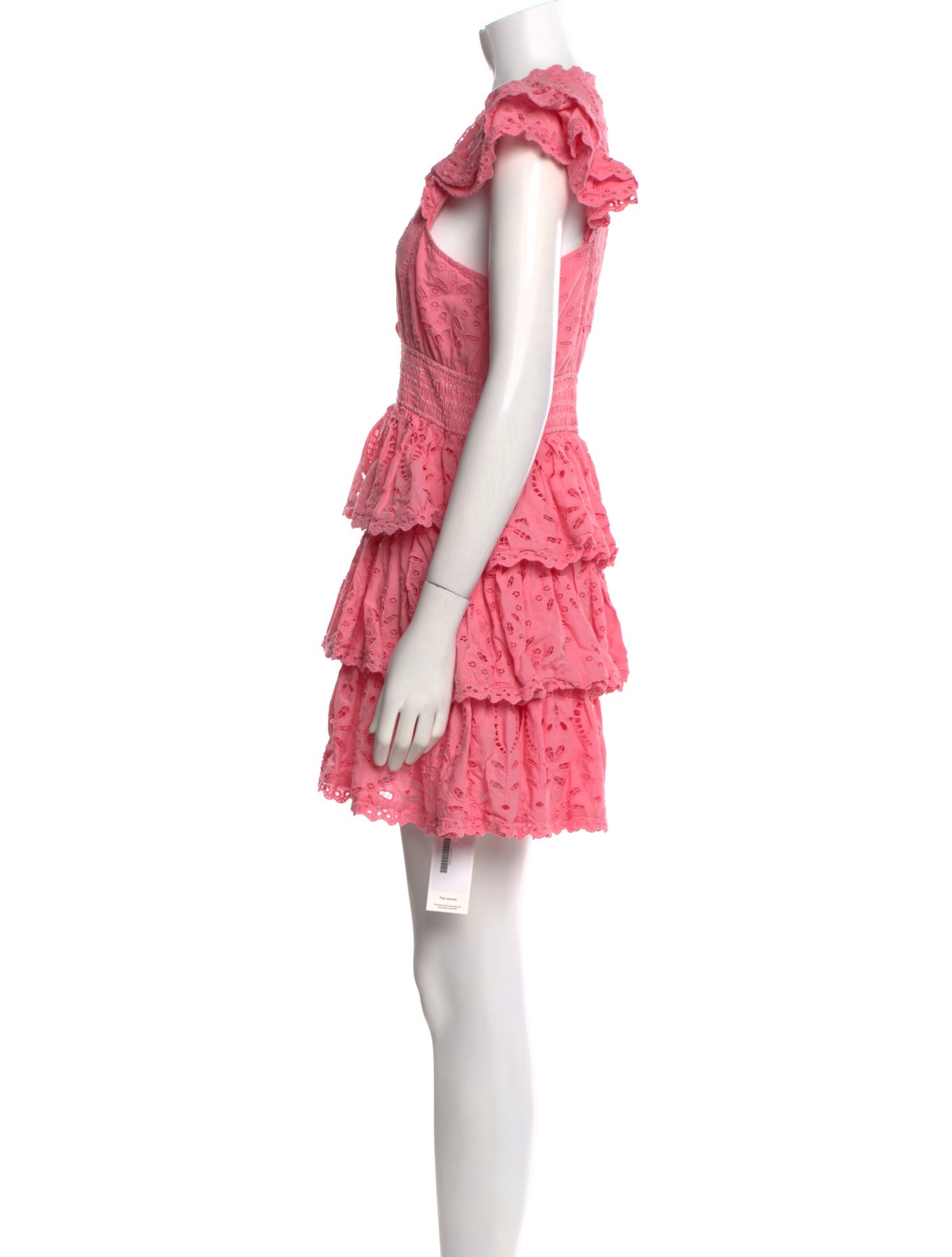 Rococo Sand V-Neck Mini Dress